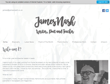 Tablet Screenshot of jamesnash.co.uk